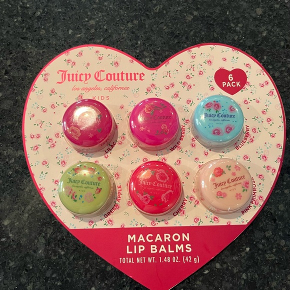Juicy Couture Other - Juicy Couture Kids Heart-Shaped Lip Balm Set